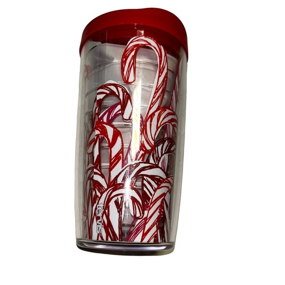 TERVIS Tumbler 16 oz Candy Canes Christmas Holidays with red Lid - Picture 2 of 4